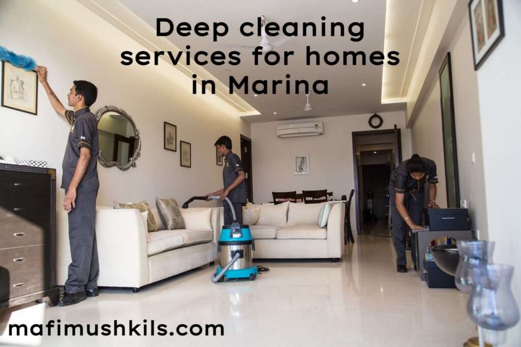 Deep cleaning services for homes in Marina